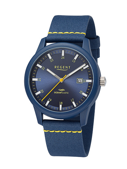 Unisex hodinky Q REGENT BA-738 Ocean plastic 10atm