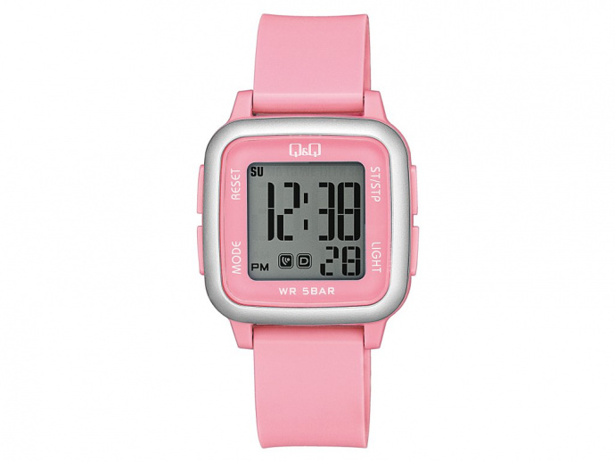 Dětské hodinky Q Q&Q G02A-009VY digitální růžové