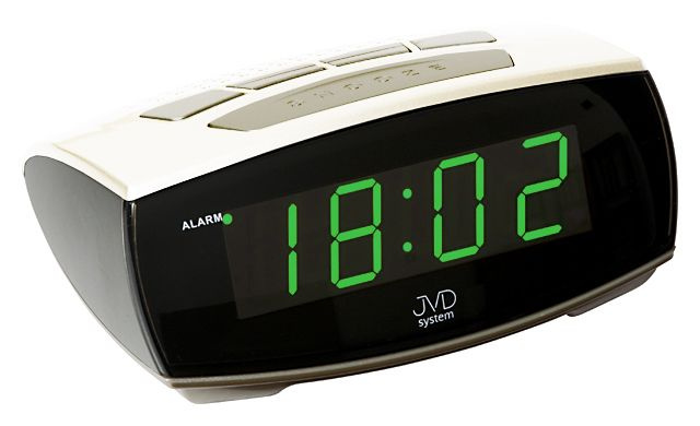 Budík síťový JVD SB0933.2 zelené číslice