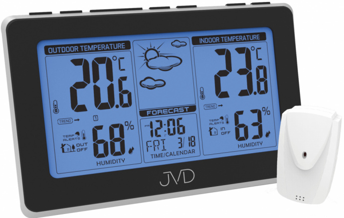 Meteostanice Q JVD RB657 RC digitální