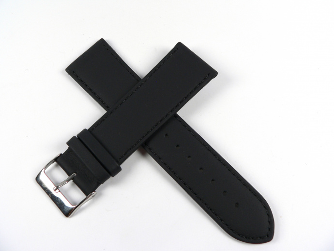 Řemínek černý kožený 26mm CONDOR 347R.01.26