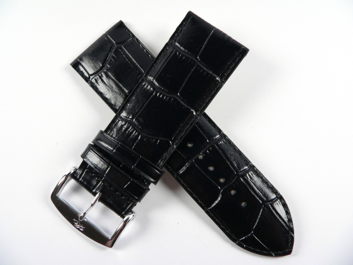 Řemínek černý aligátor 24mm ROCHET 5192401 BIOCOFORT