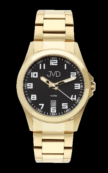 Pánské hodinky Q JVD J1041.41 10atm IPGold