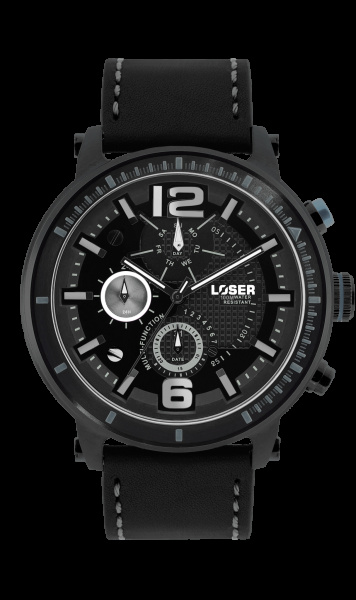 Pánské hodinky Q LOSER LOS-S04 10atm IPBlack