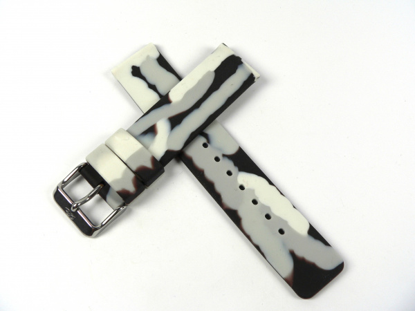 Řemínek silikon maskáč 20mm ZRC 8382001