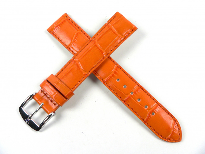 Řemínek oranžový aligátor 18mm BIOCONFORT ROCHET 5190619