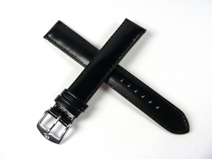 Řemínek černý teletina 18mm XL ROCHET BIOCONFORT 5035601