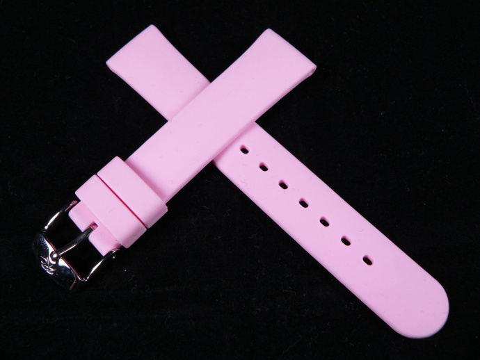 Řemínek silikon růžový 18mm ROCHET 8351810