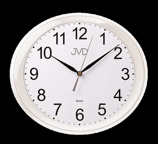 Nástěnné hodiny Q JVD HP664.6 plastové oválné