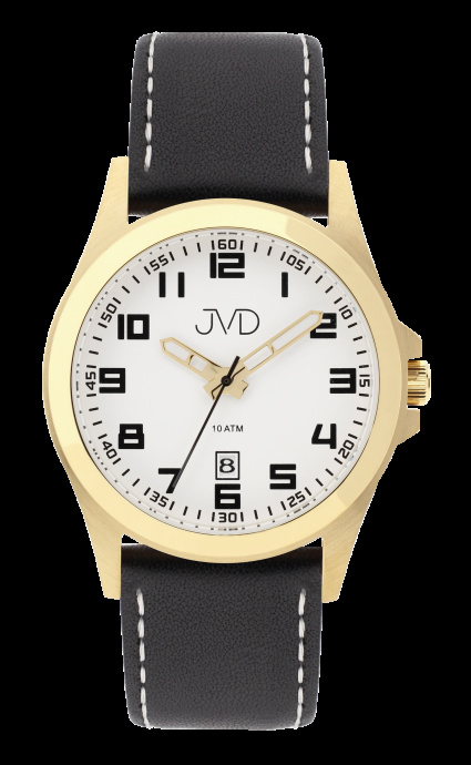 Pánské hodinky Q JVD J1041.48 IPGold 10atm