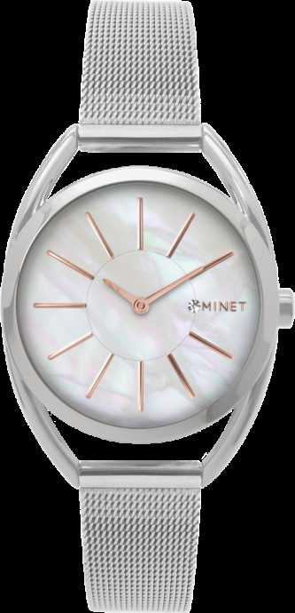 Dámské hodinky Q MINET MWL5210 ICON PEARL Mesh