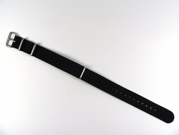 Řemínek nylon černý 16mm COUSINS S34011