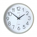 Hodiny nástěnné Q JVD HX2487.2 plastové stříbrné