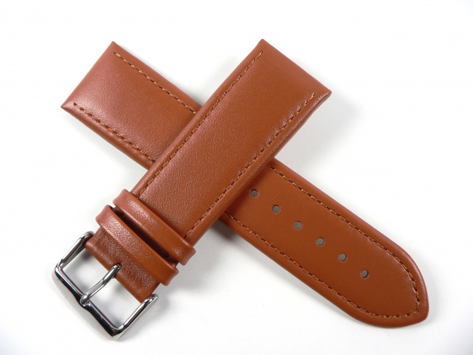 Řemínek světle hnědý 24mm CONDOR 283R.08.24