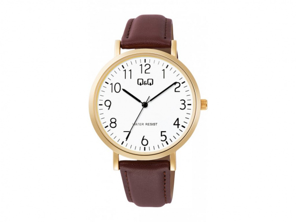 Pánské hodinky Q Q&Q C34A-008 zlacené