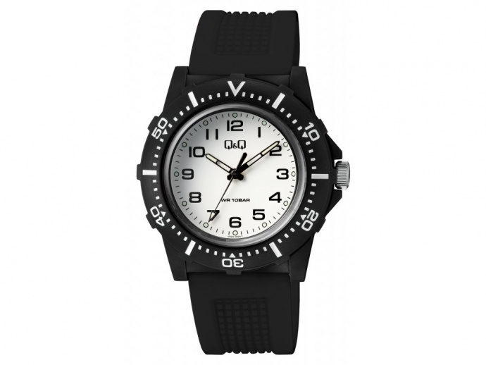 Pánské hodinky Q Q&Q V32A-002VY plastové černé