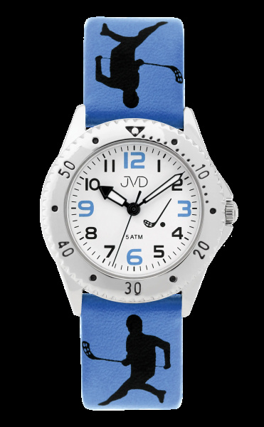 Chlapecké hodinky Q JVD J7209.2 florbal modré