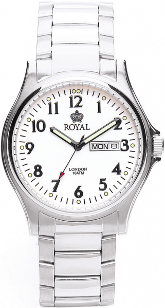Pánské hodinky Q ROYAL LONDON 41018-03 nerezové 10atm