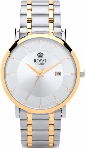 Dámské hodinky Q ROYAL LONDON 41367-03 bicolor