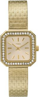 Dámské hodinky Q TIMEX T2P550 nerez celožluté