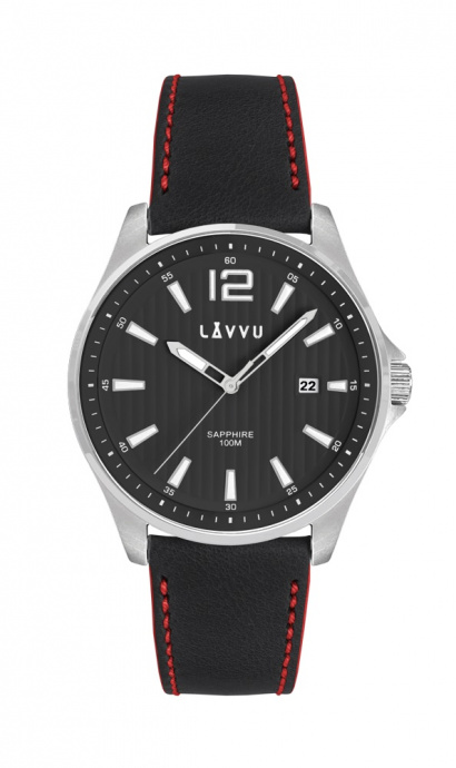 Pánské hodinky Q LAVVU nerezové 10atm safír LWM0165