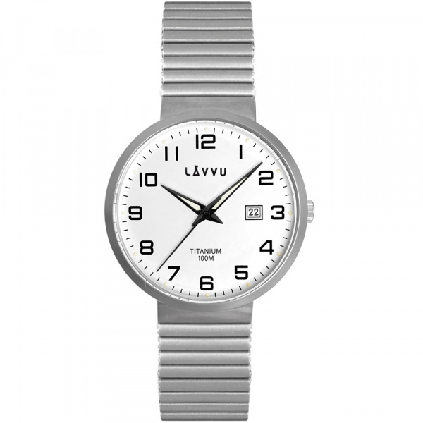 Unisex hodinky Q LAVVU titanové tah LWM0220
