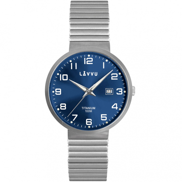 Unisex hodinky Q LAVVU titanové tah LWM0221