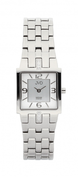 Dámské hodinky Q JVD nerezové 6×diamant J4034.2