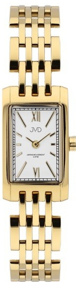 Dámské hodinky Q JVD zlacené J4145.3