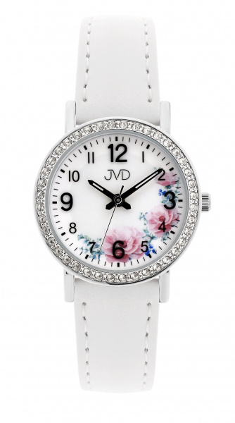 Dívčí hodinky Q JVD kytky J7207.1