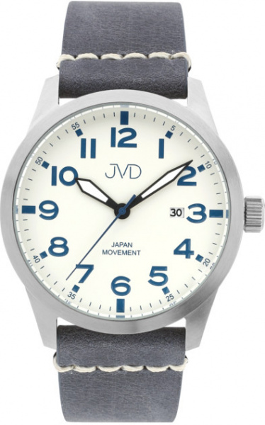 Pánské hodinky Q JVD nerezové 5atm JC600.2