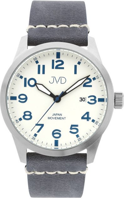 Pánské hodinky Q JVD nerezové 5atm JC600.2