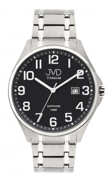 Pánské hodinky Q JVD titanové JE2002.3