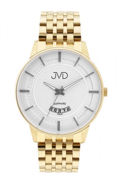 Pánské hodinky Q JVD nerez IPGold 5atm JE613.2