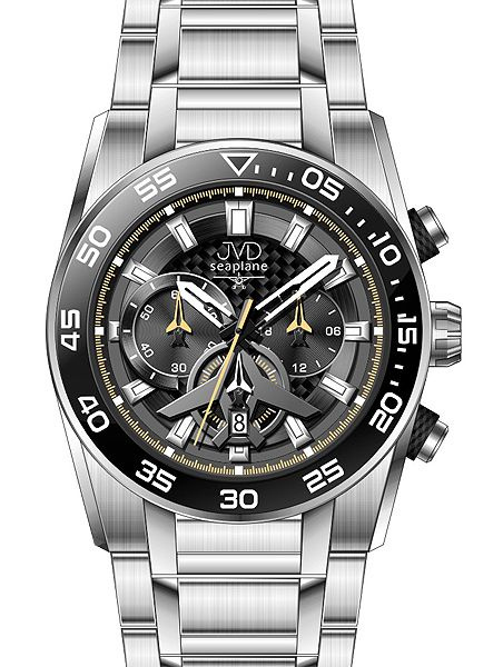 Pánské hodinky Q JVD SEAPLANE chrono 10atm JVDW49.1