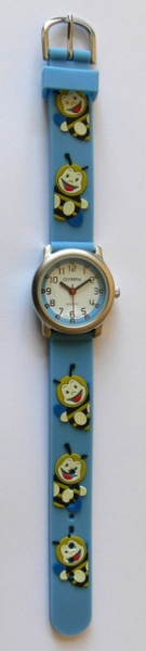 Dětské hodinky Q OLYMPIA tyrkys včelka Mája 41008