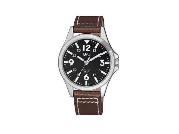 Pánské hodinky Q Q&Q chromové QB12J325Y