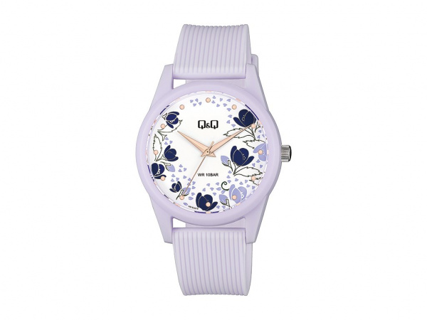 Dámské hodinky Q Q&Q plastové 10atm fialové VS12J015Y
